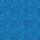 CWRK Fantasticats Digital Hollow Dots - Y4347-90 Blue - Cotton Fabric