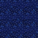 CWRK Fantasticats Digital Hollow Dots - Y4347-92 Dark Royal Blue - Cotton Fabric