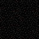 CWRK Fantasticats Gold Triangles - Y4348-3M Black - Cotton Metallic Fabric
