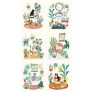 CWRK Homebodies Cat Panel - Y4662-2 Light Cream - Cotton Fabric