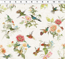 CWRK Hummingbird Days Toile - Y4724-2 Light Cream - Cotton Fabric