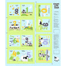 CWRK Lewe the Ewe Book Panel - SB20435-710 Turquoise - Cotton Fabric
