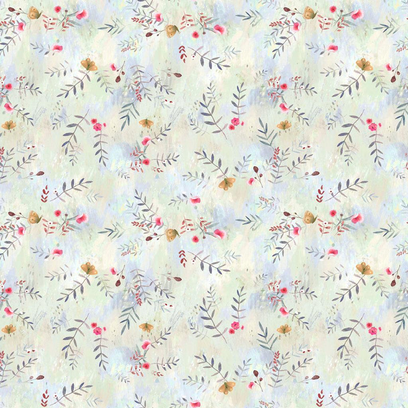 CWRK Serenity Digital Fronds - Y4316-109 Light Mint - Cotton Fabric