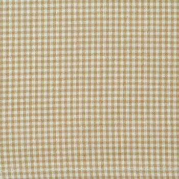 DRN 16" Toweling Fabric Mini Check - 860-105 Wheat/Cream