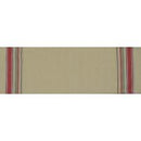 DRN 16" Toweling Fabric Stripe - 860-415 Red/Cream - Toweling Fabric