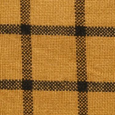 DRN Mustard/Black Window Pane H70 - Homespun Cotton Fabric