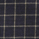 DRN Navy Small Window Pane H203 - Cotton Fabric