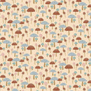 DS Alphabet City Cute As A Button - D3227-ALMOND - Cotton Fabric