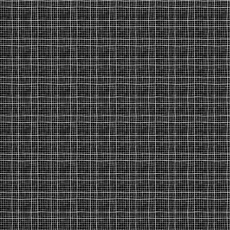 DS Cats In The Laundry Checkmate - DLW2665-JET - Cotton Fabric