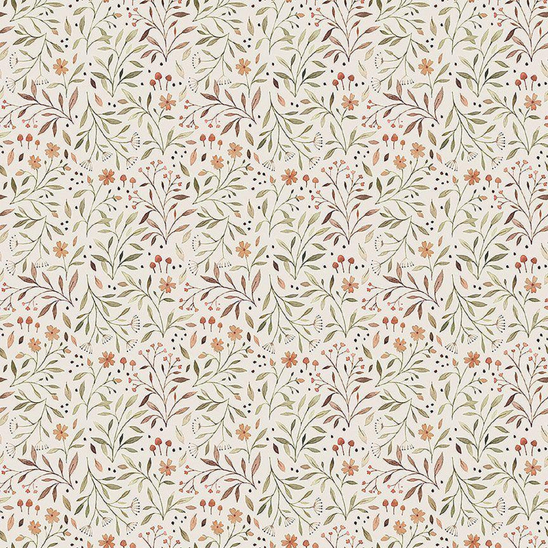 DS Count On Me Flora - DNS3313-TAUPE - Cotton Fabric