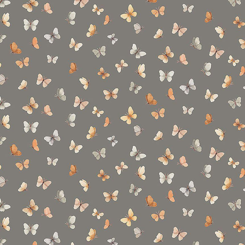 DS Count On Me Flutter - DNS3317-PEWTER - Cotton Fabric