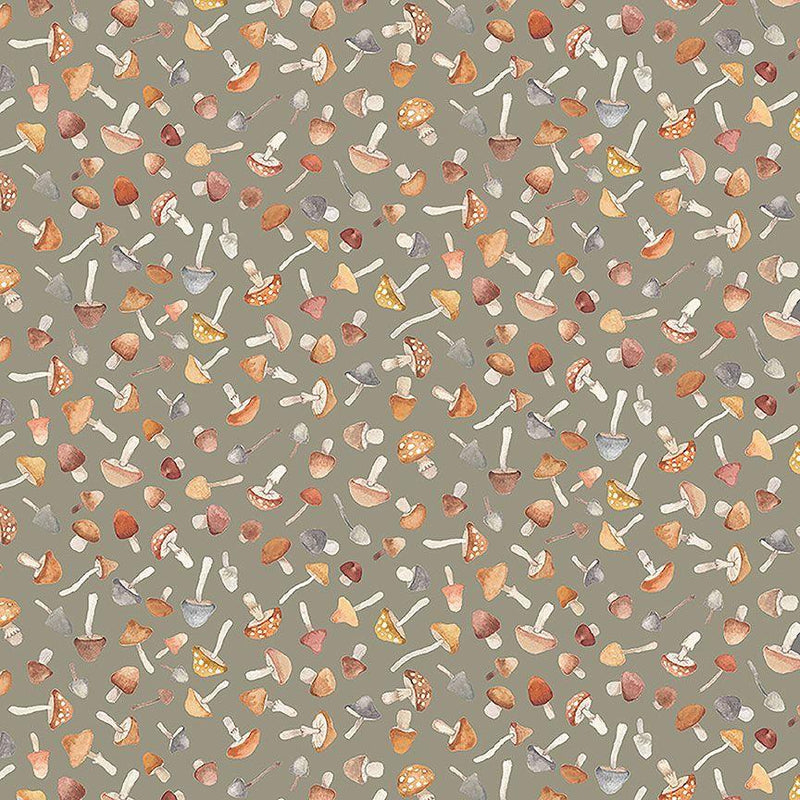 DS Count On Me Fungi - DNS3314-HEDGE - Cotton Fabric
