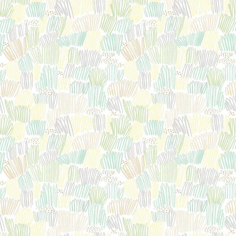 DS Grasslands Grass Wide Backing - D2992-WHITE - Cotton Fabric