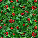 EZS Landscape Medley Holly Leaves - 608-GREEN - Cotton Fabric