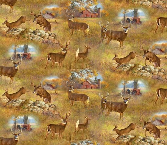 EZS No Boundaries - 44004-GOLD - Cotton Fabric