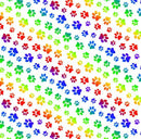 EZS Rainbow Collection - 660-WHITE - Cotton Fabric