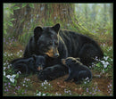 EZS Tender Moments - 9620-BLACK - Cotton Fabric