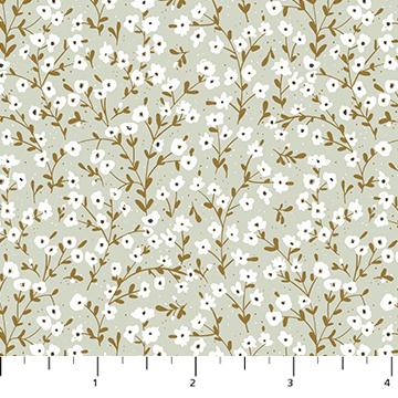 FIGO Blossom Breeze - RC91024-71 Pistachio - Cotton Fabric