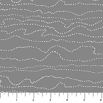 FIGO Dewfall - 92072-93 Gray - Cotton Fabric
