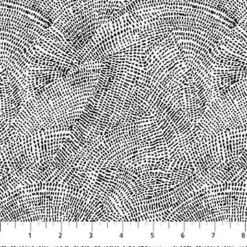 FIGO Ink & Earth - 91222-99 Black - Cotton Fabric