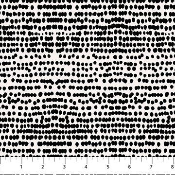 FIGO Ink & Earth - 91226-99 Black - Cotton Fabric