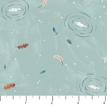 FIGO Paws & Play - 91051-62 Mint - Cotton Fabric