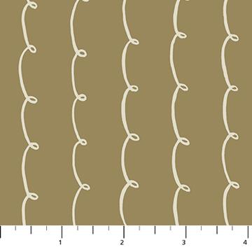 FIGO Paws & Play - 91053-55 Gold - Cotton Fabric