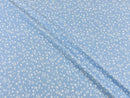 FM 4x2 Rib Knit Speckled Flowers - 19-16771 Baby Blue - Dress & Apparel Fabric