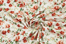 FM Double Brushed Petite Rose - 70-19109 Cream - Dress & Apparel Fabric