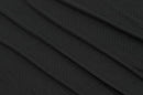 FM Double Brushed Rib Knit - 42-13474 Black - Dress & Apparel Fabric