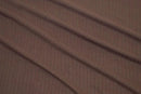 FM Double Brushed Rib Knit 8x2 - 42-13469 Brown - Dress & Apparel Fabric