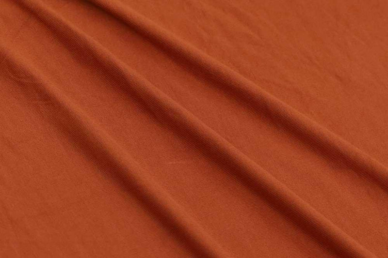 FM Stretch Bamboo Rayon Jersey Knit - 26-14994 Rust - Dress & Apparel Fabric