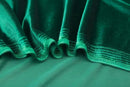 FM Stretch Velvet - 15-SV02 Hunter - Dress & Apparel Fabric