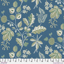 FS Art Of The Garden Warwick - PWSA036.BLUE - Cotton Fabric
