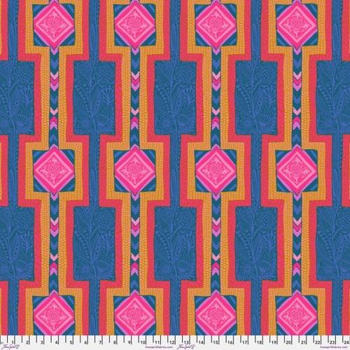 FS Brave - Labyrinth PWAH194.ROYAL - Cotton Fabric