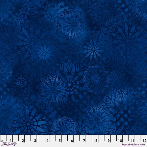 FS Butterfly Fields Medallions - PWSP016.NAVY - Cotton Fabric