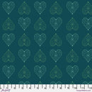 FS Enrapture Amour - PWGG007.TURQUOISE - Cotton Fabric