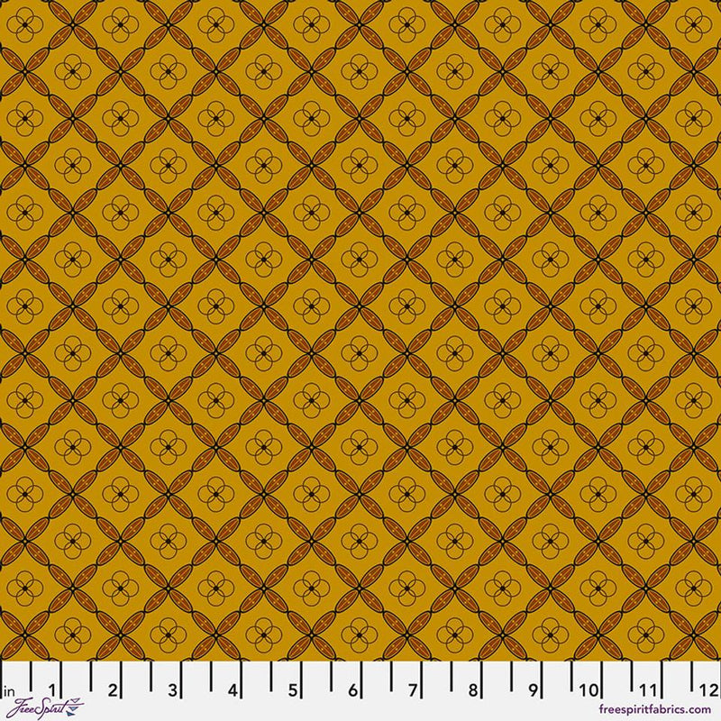 FS Enrapture Tiles - PWGG009.CARNELIAN - Cotton Fabric