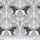 FS Graywork Huffin & Puffin - PWTP260.WHISPER - Cotton Fabric