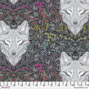 FS Graywork Wolf of Pink Street - PWTP256.CARBON - Cotton Fabric