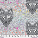 FS Graywork Wolf of Pink Street - PWTP256.FOG - Cotton Fabric