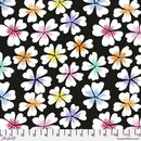 FS Kaffe Fassett Collective Petals - PWGP201.BLACK - Cotton Fabric