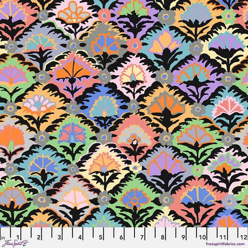FS Kaffe Fassett Collective Step Flower - PWGP202.CONTRAST - Cotton Fabric