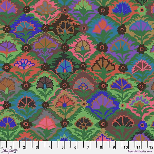 FS Kaffe Fassett Collective Step Flower - PWGP202.DARK - Cotton Fabric