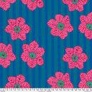 FS Kaffe Fassett Collective - Zebra Lily PWBM091.BLUE - Cotton Fabric