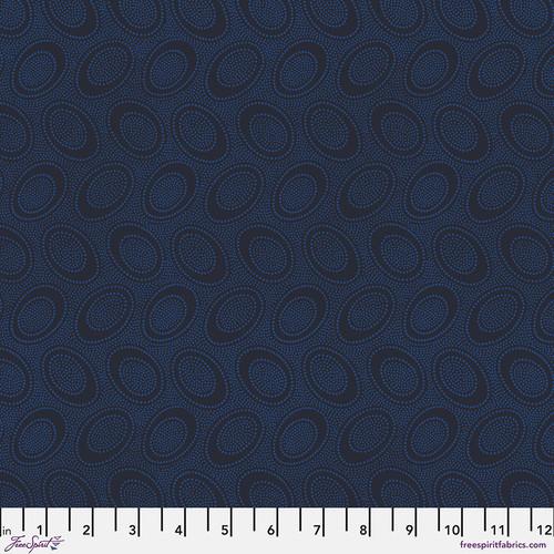 FS Kaffe Fassett Collective Aboriginal Dot - PWGP071.MIDNIGHT - Cotton Fabric