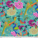 FS Kaffe Fassett Collective Birds and Bees - PWPJ142.BLUE - Cotton Fabric