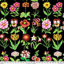 FS Kaffe Fassett Collective Flower Studies - PWGP205.BLACK - Cotton Fabric