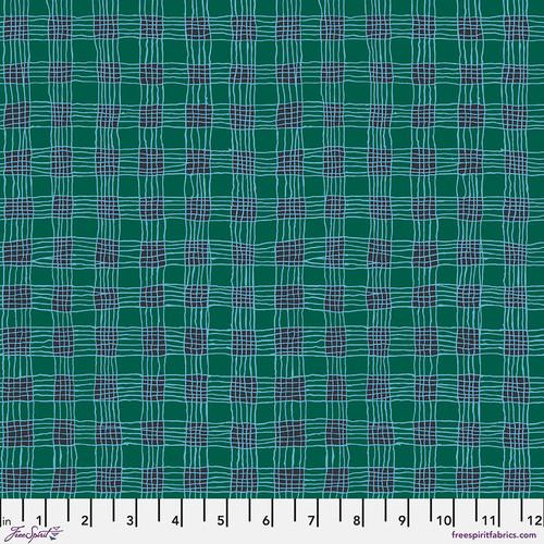 FS Kaffe Fassett Collective Gingham - PWBM089.AQUA - Cotton Fabric