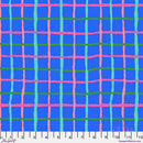 FS Kaffe Fassett Collective Grid - PWBM105.BLUE - Cotton Fabric